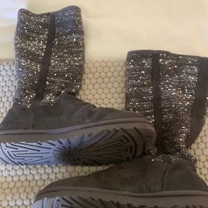 Grey sparkly Uggs